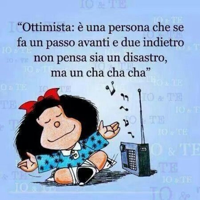 Mafalda e l ottimismo