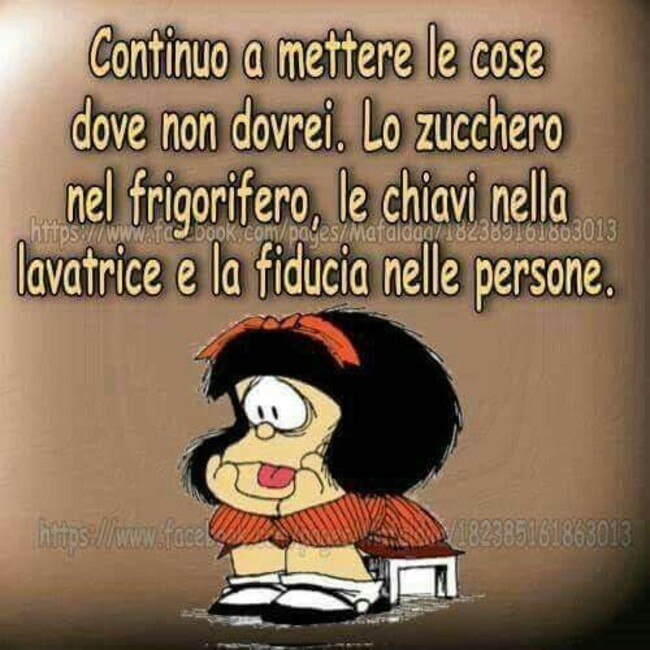 Mafalda e la fiducia