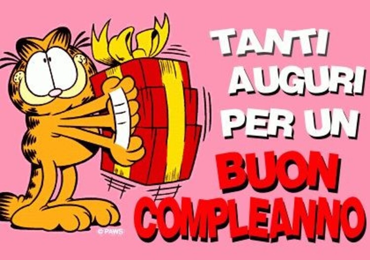 Tanti Auguri per un Buon Compleanno da Garfield
