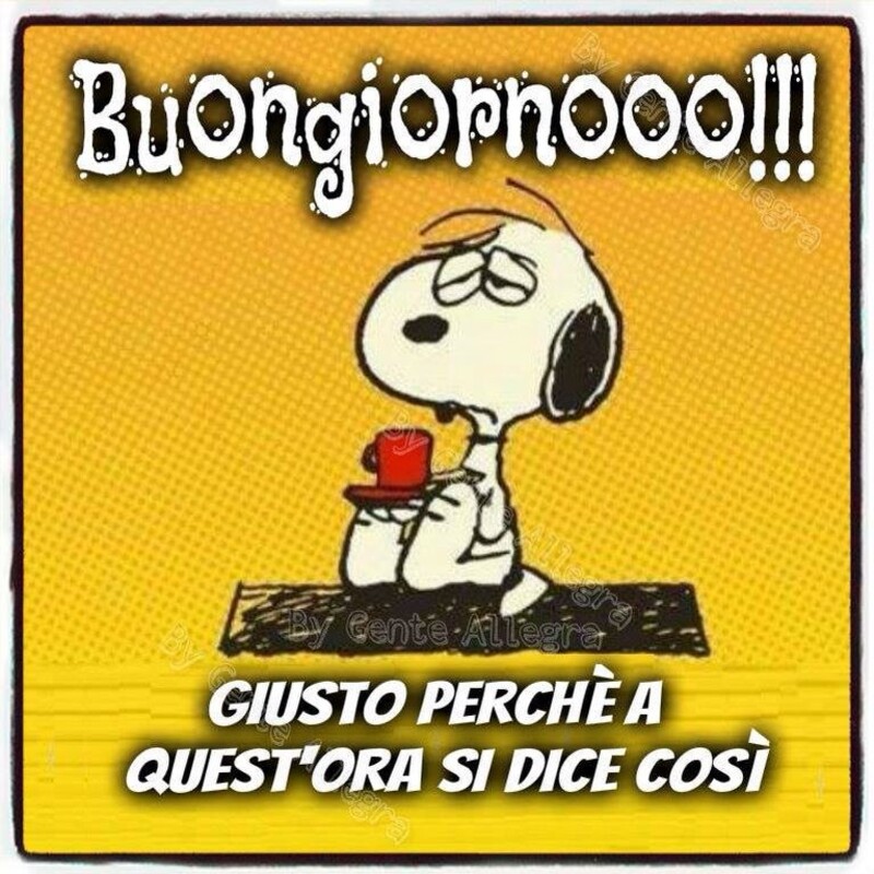 Buon Giorno dal simpatico Snoopy (4)