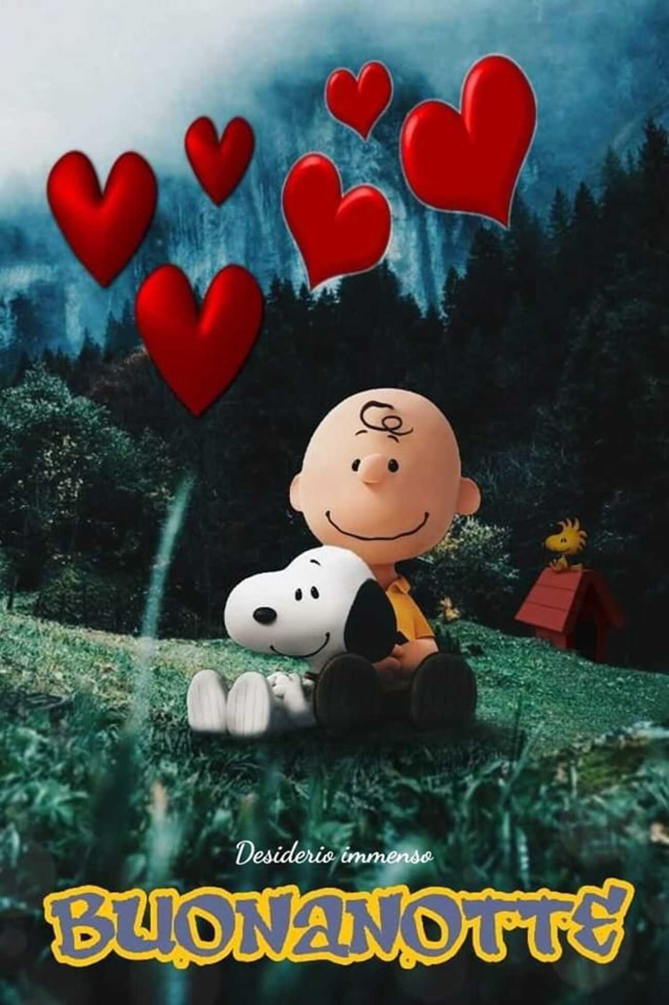 Buonanotte da Charlie Brown e Snoopy